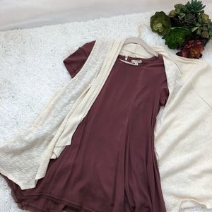 Wishlist Maroon Blouse Asymmetrical hemline Size M